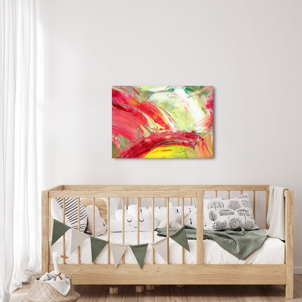 Slika apstrakcije - slikanje (70x50 cm)