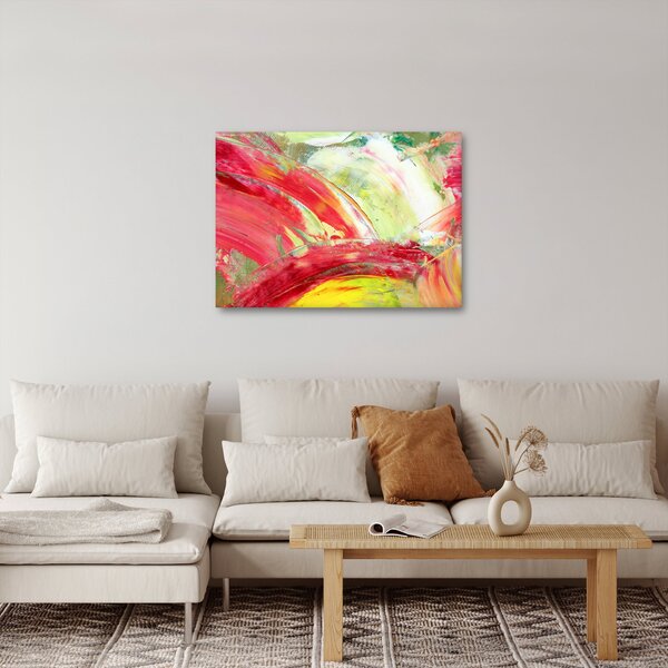Slika apstrakcije - slikanje (70x50 cm)