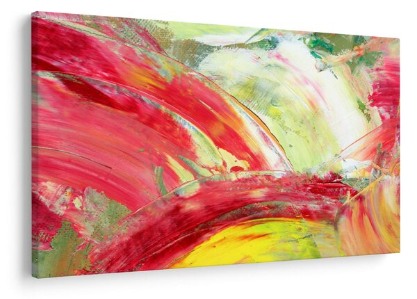 Slika apstrakcije - slikanje (90x60 cm)