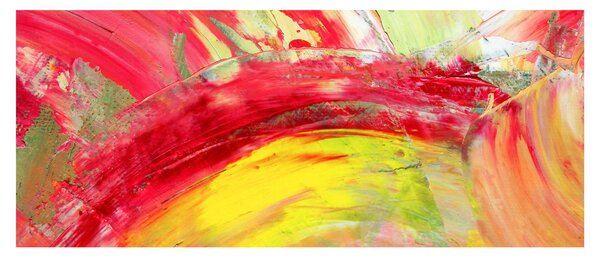 Slika apstrakcije - slikanje (120x50 cm)