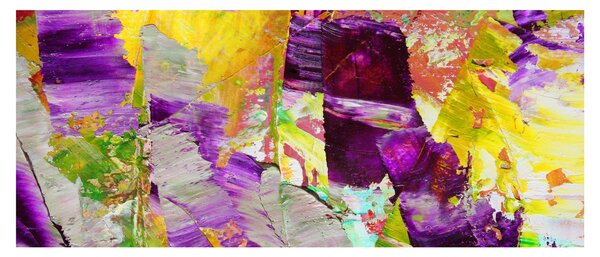 Slika apstrakcije - slikanje (120x50 cm)