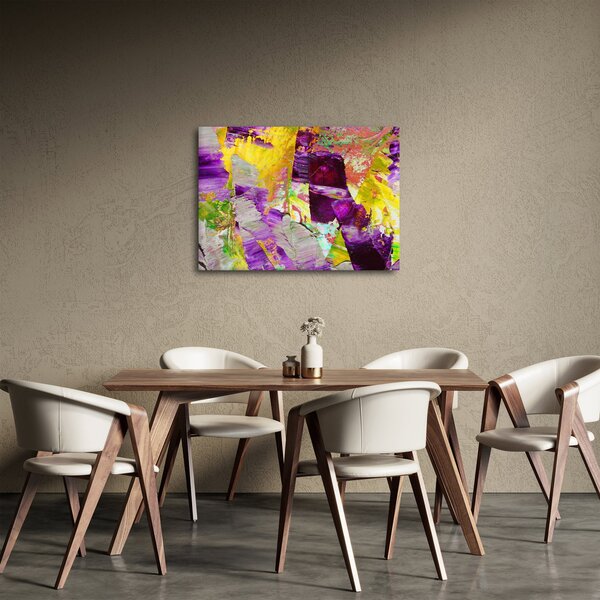 Slika apstrakcije - slikanje (70x50 cm)