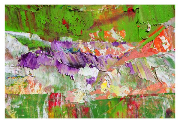 Slika apstrakcije - slikanje (90x60 cm)