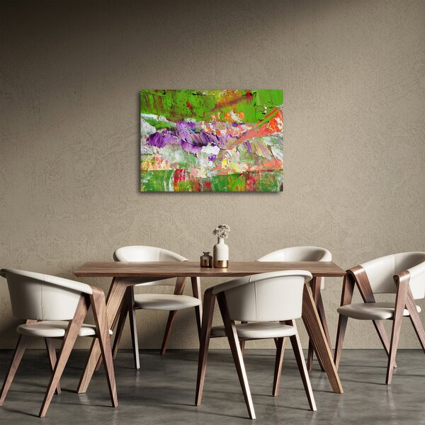 Slika apstrakcije - slikanje (70x50 cm)