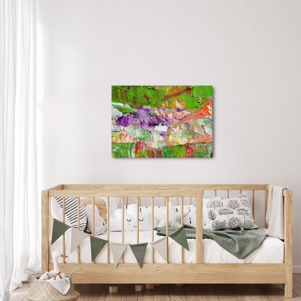 Slika apstrakcije - slikanje (70x50 cm)