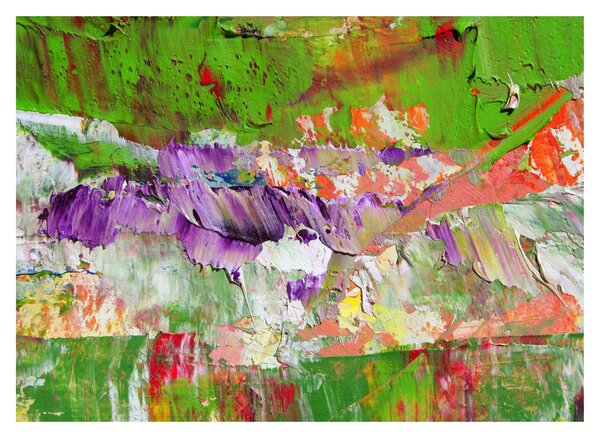 Slika apstrakcije - slikanje (70x50 cm)