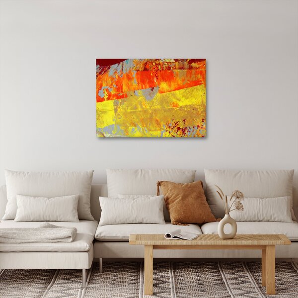 Slika apstrakcije - slikanje (70x50 cm)