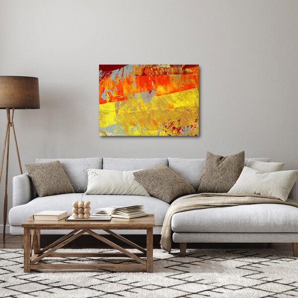Slika apstrakcije - slikanje (70x50 cm)