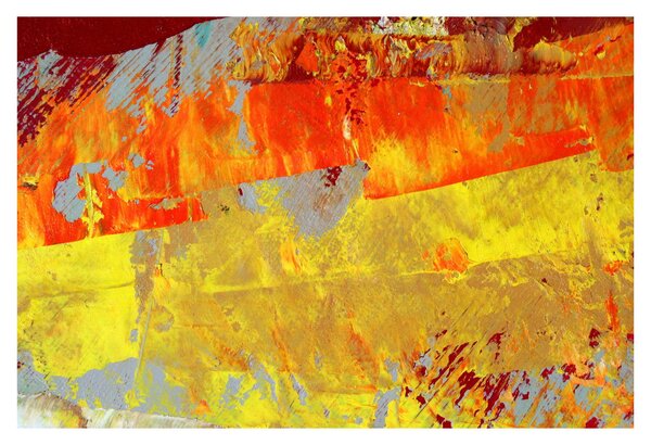 Slika apstrakcije - slikanje (90x60 cm)