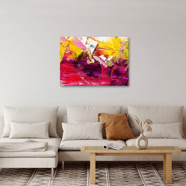 Slika apstrakcije - slikanje (70x50 cm)