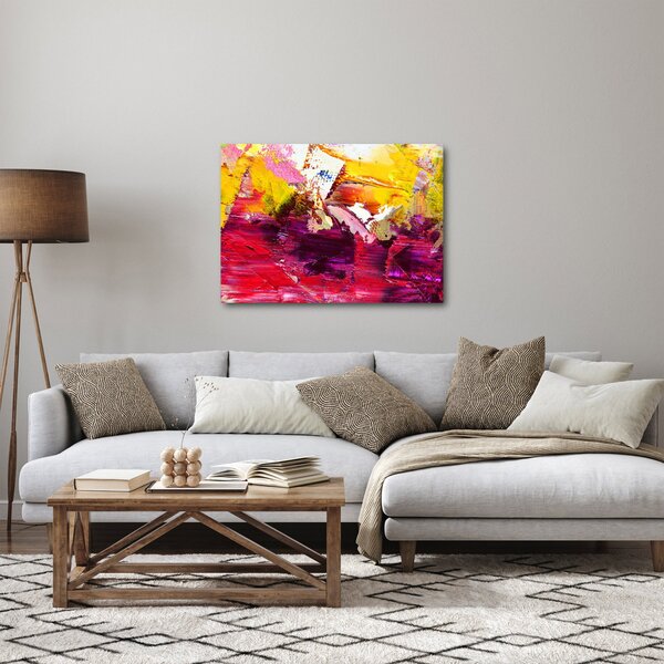 Slika apstrakcije - slikanje (70x50 cm)