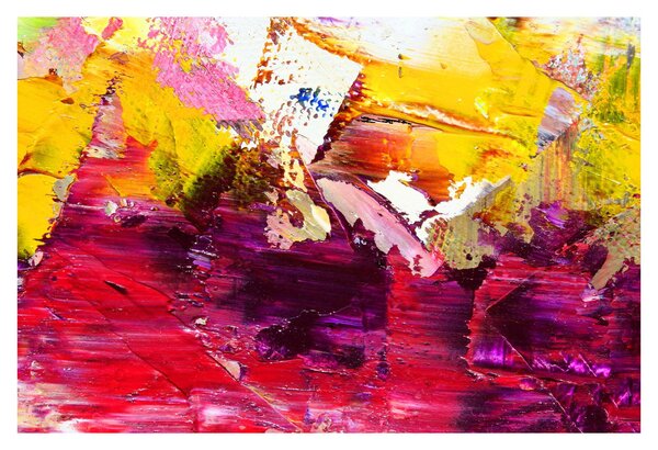 Slika apstrakcije - slikanje (90x60 cm)