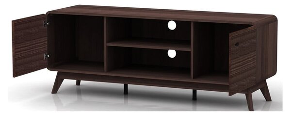 Smeđa TV komoda u dekoru oraha 140x53 cm Caitlin – Støraa