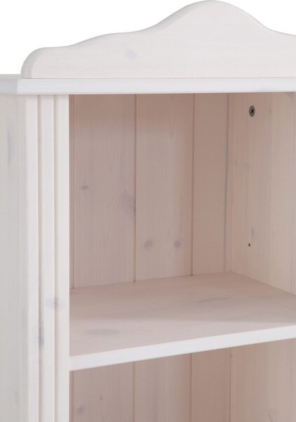 Bijela biblioteka od masivnog bora 77x116 cm Ella – Støraa