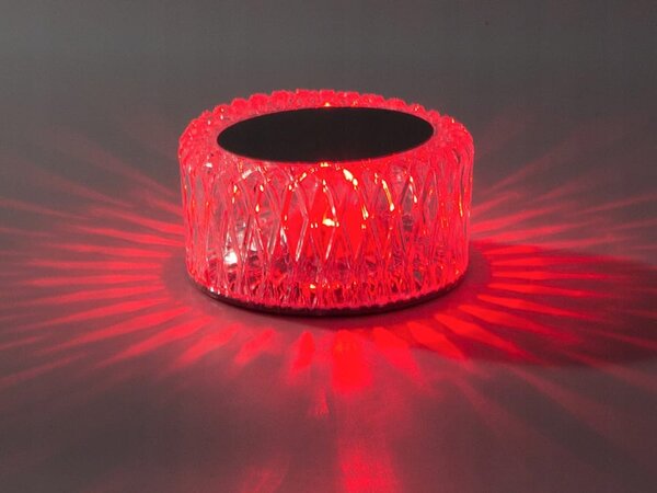 Led rgb baterija. stolna kristalna lampa usb daljinski na dodir