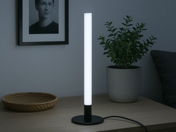 Led vertikalna stolna lampa 3 boje svjetla usb 40cm crna