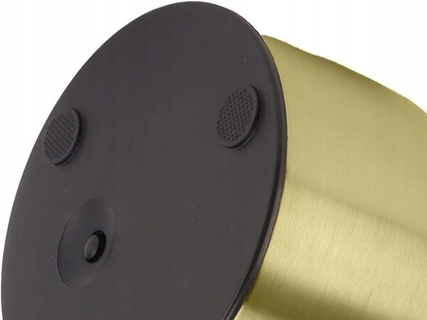 Ledena metalna baterija. dodirna stolna lampa usb spužva srebrna ili zlatna