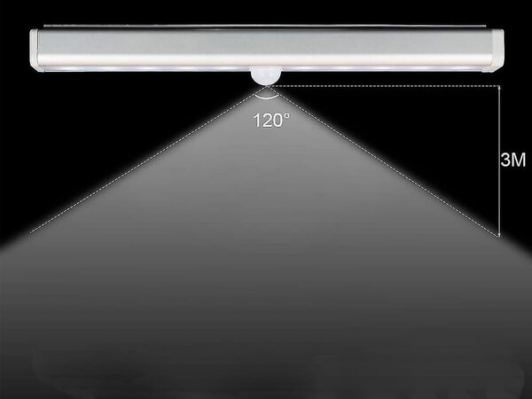 Led samoljepljiva lampa sa senzorom pokreta magnetska 19cm
