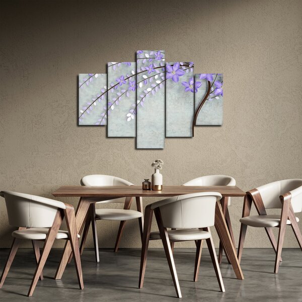 Slika - Ljubičasta kiša (150x105 cm)
