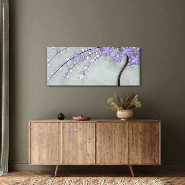 Slika - Ljubičasta kiša (120x50 cm)