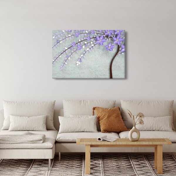 Slika - Ljubičasta kiša (90x60 cm)