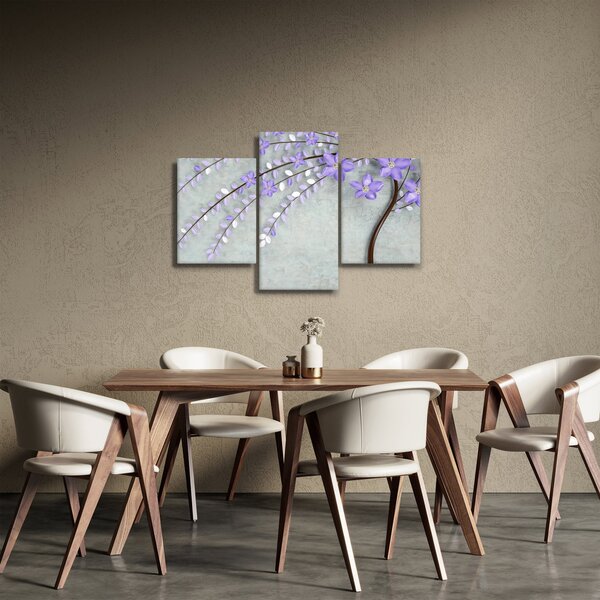 Slika - Ljubičasta kiša (90x60 cm)
