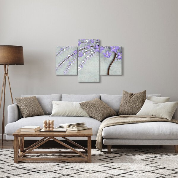 Slika - Ljubičasta kiša (90x60 cm)
