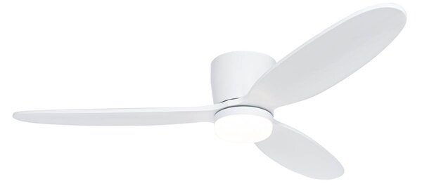 Stropni ventilator bijeli 132 cm uklj. LED s mogućnošću prigušivanja s daljinskim upravljačem - Sofio