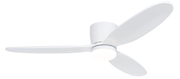 Pametni stropni ventilator bijeli 132 cm uklj. LED CCT s daljinskim upravljačem - Sofio