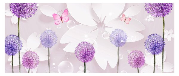 Slika - Na rijeci cvijeća (120x50 cm)