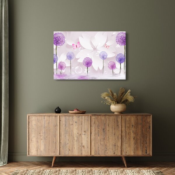 Slika - Na rijeci cvijeća (90x60 cm)