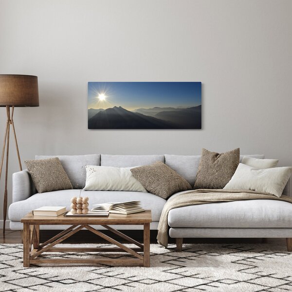 Slika - Iznad planinskih vrhova (120x50 cm)