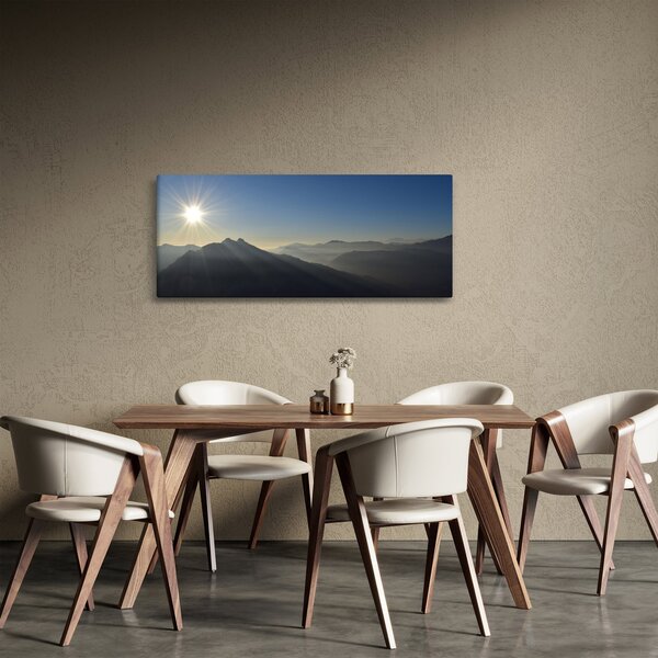 Slika - Iznad planinskih vrhova (120x50 cm)