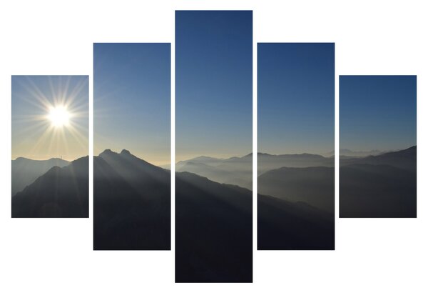 Slika - Iznad planinskih vrhova (150x105 cm)