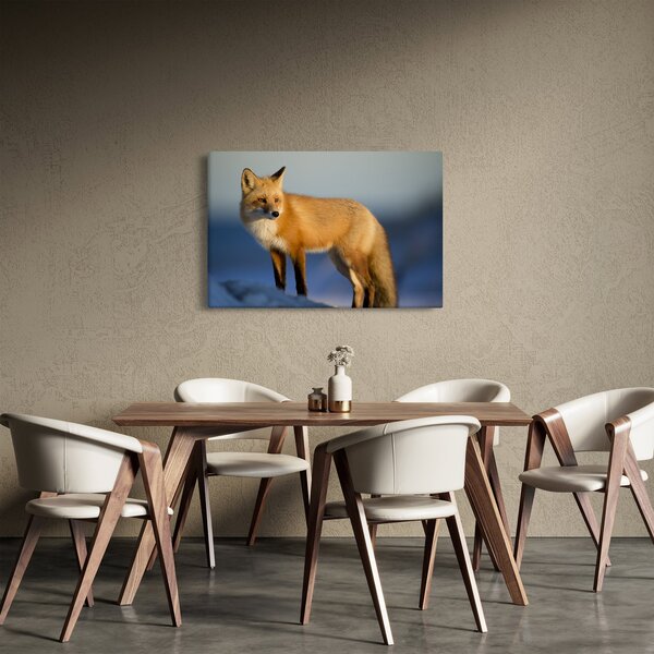 Slika - Lisica u snijegu (90x60 cm)