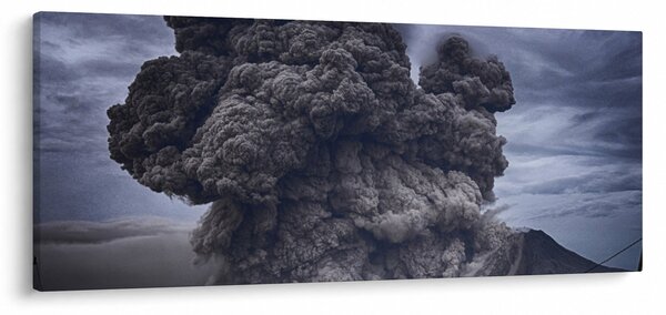 Slika - Erupcija vulkana (120x50 cm)
