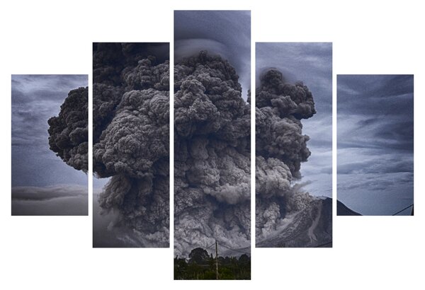 Slika - Erupcija vulkana (150x105 cm)