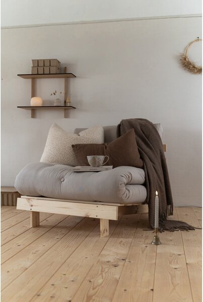 Promjenjiva fotelja Karup Design Roots Raw / Dark Gray