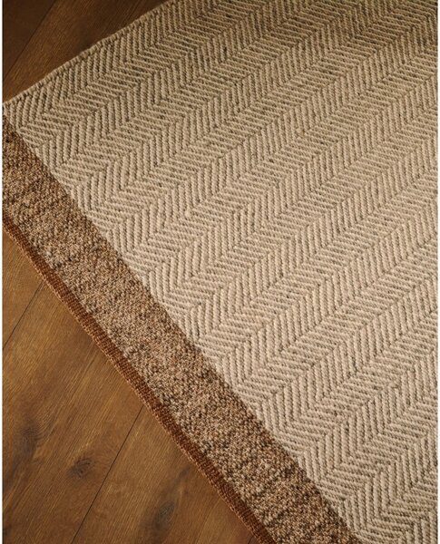 Bež obostrani/ručno rađen vunen tepih 160x230 cm Nifelia – Kave Home