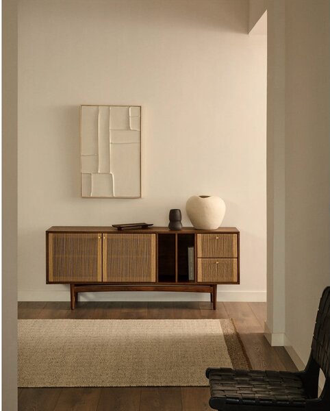 Bež obostrani/ručno rađen vunen tepih 160x230 cm Nifelia – Kave Home