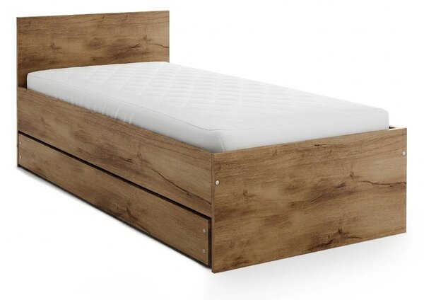 Krevet ELISA 90 x 200 cm, artisan hrast Podnica: Sa podnicom od letvi, Madrac: Bez madraca