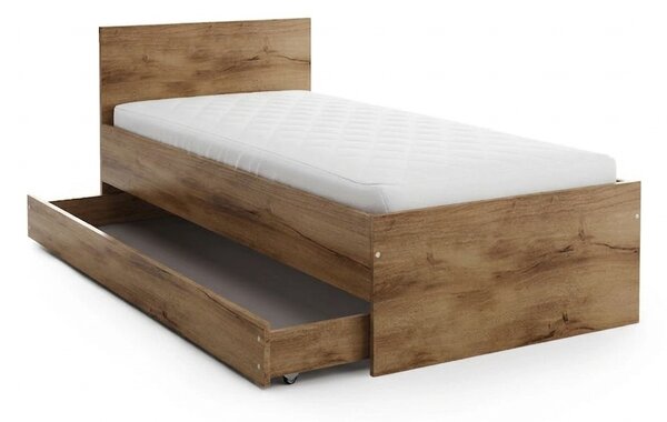 Krevet ELISA 90 x 200 cm, artisan hrast Podnica: Sa podnicom od letvi, Madrac: Bez madraca