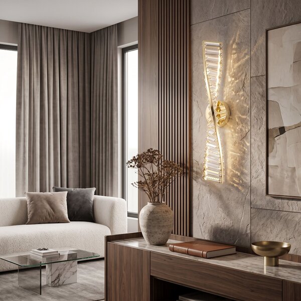 ZIDNA LED SVJETILJKA APP1951-W 50 cm GOLD