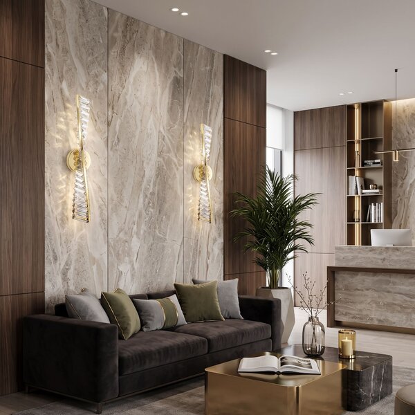 ZIDNA LED SVJETILJKA APP1951-W 50 cm GOLD