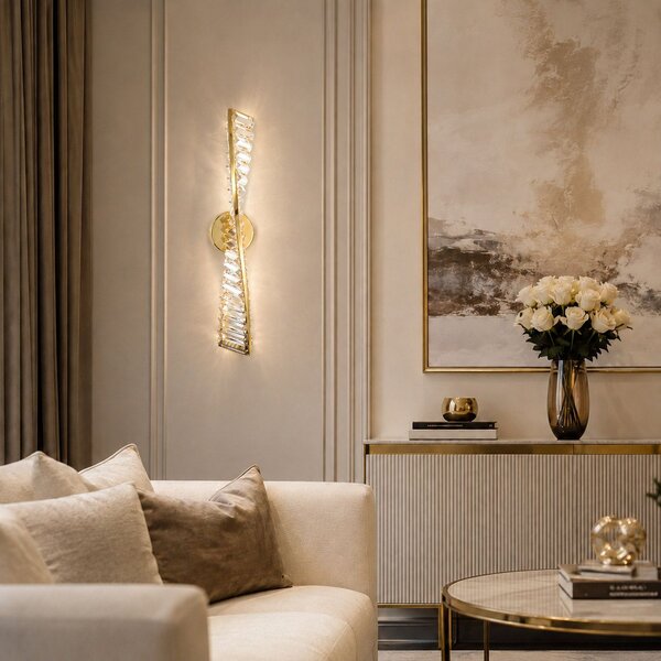 ZIDNA LED SVJETILJKA APP1951-W 50 cm GOLD