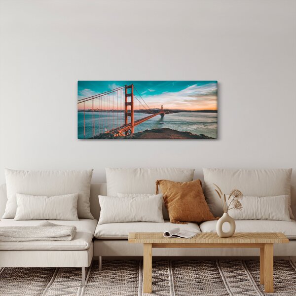 Slika - Zlatna vrata, San Francisco (120x50 cm)