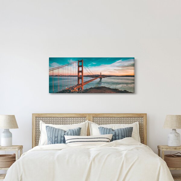 Slika - Zlatna vrata, San Francisco (120x50 cm)