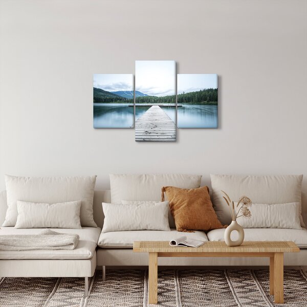 Slika - Pogled s mola (90x60 cm)
