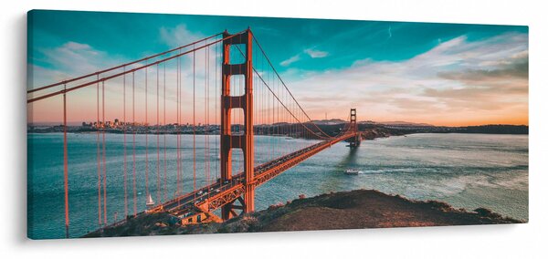 Slika - Zlatna vrata, San Francisco (120x50 cm)