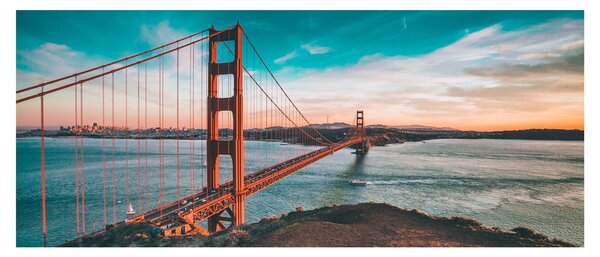 Slika - Zlatna vrata, San Francisco (120x50 cm)